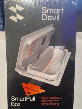 SMARTDEVIL 2 Pack for iPhone Air Screen Protector Tempered Glass | SmartPull Box